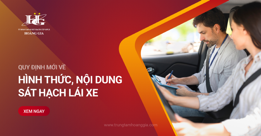 Bộ công an ban hành quy định mới về hình thức, nội dung sát hạch lái xe