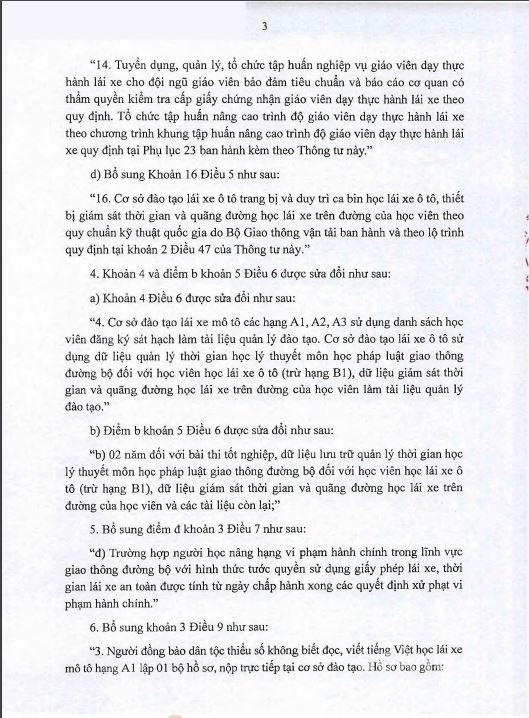 THÔNG BÁO VỀ THÔNG TƯ 38/2019/TT-BGTVT