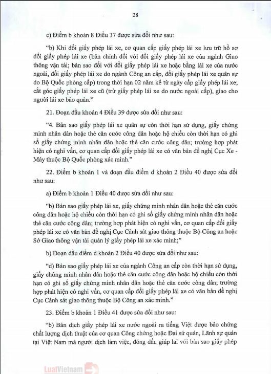 THÔNG BÁO VỀ THÔNG TƯ 38/2019/TT-BGTVT