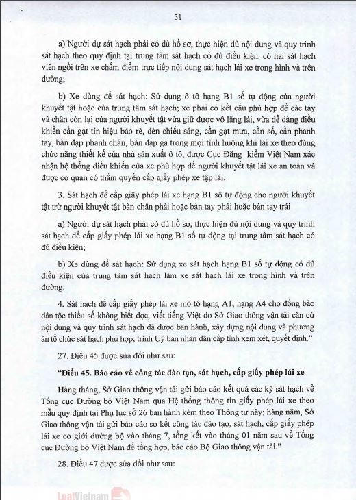 THÔNG BÁO VỀ THÔNG TƯ 38/2019/TT-BGTVT