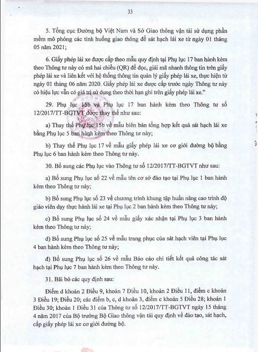 THÔNG BÁO VỀ THÔNG TƯ 38/2019/TT-BGTVT